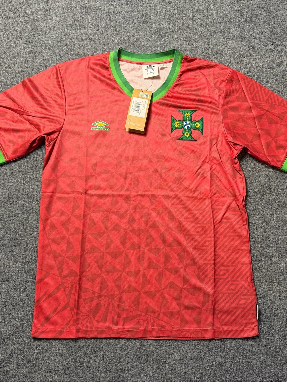 Umbro Portugal Oversized Vintage Style Euro Cup National Team Jersey size Small